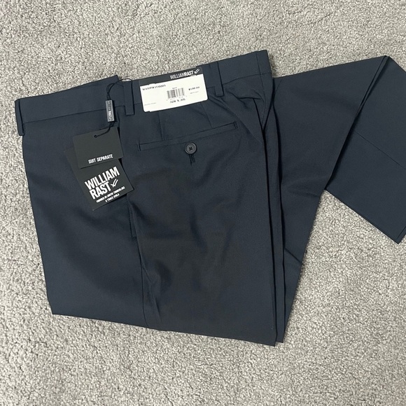 38S 2Pc Suit Men's Navy Blue William Rast Blazer & Pants - Picture 7 of 15